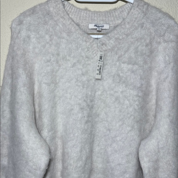 Madewell Brushed V-Neck Sweater - Picture 6 of 9